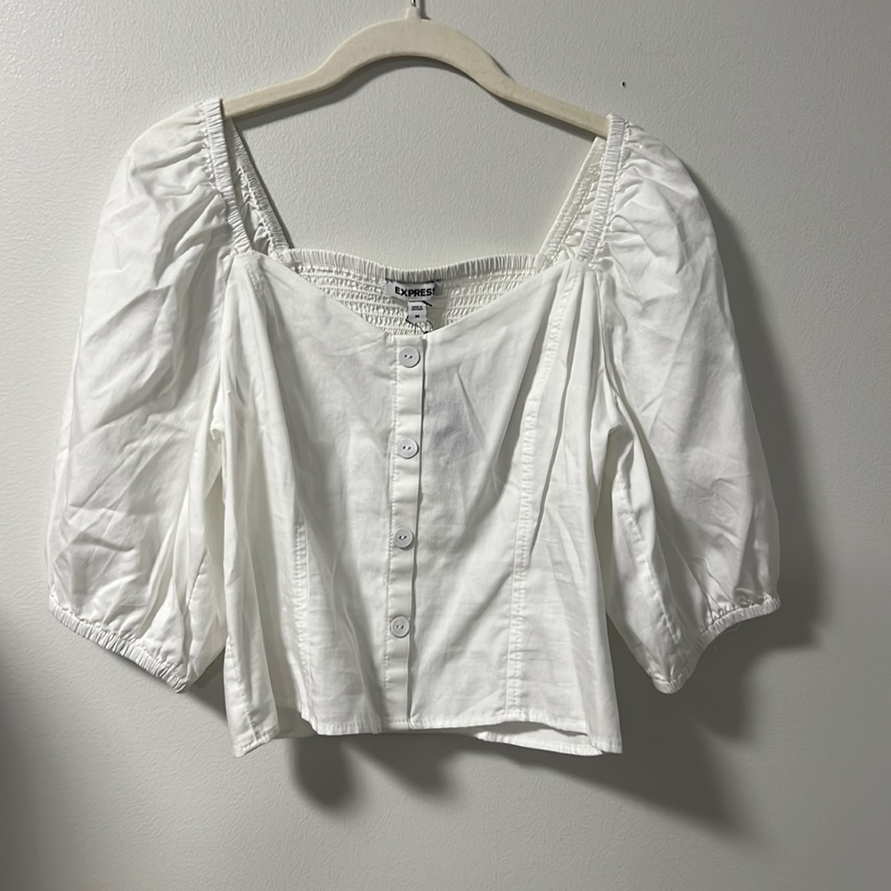 Express white top